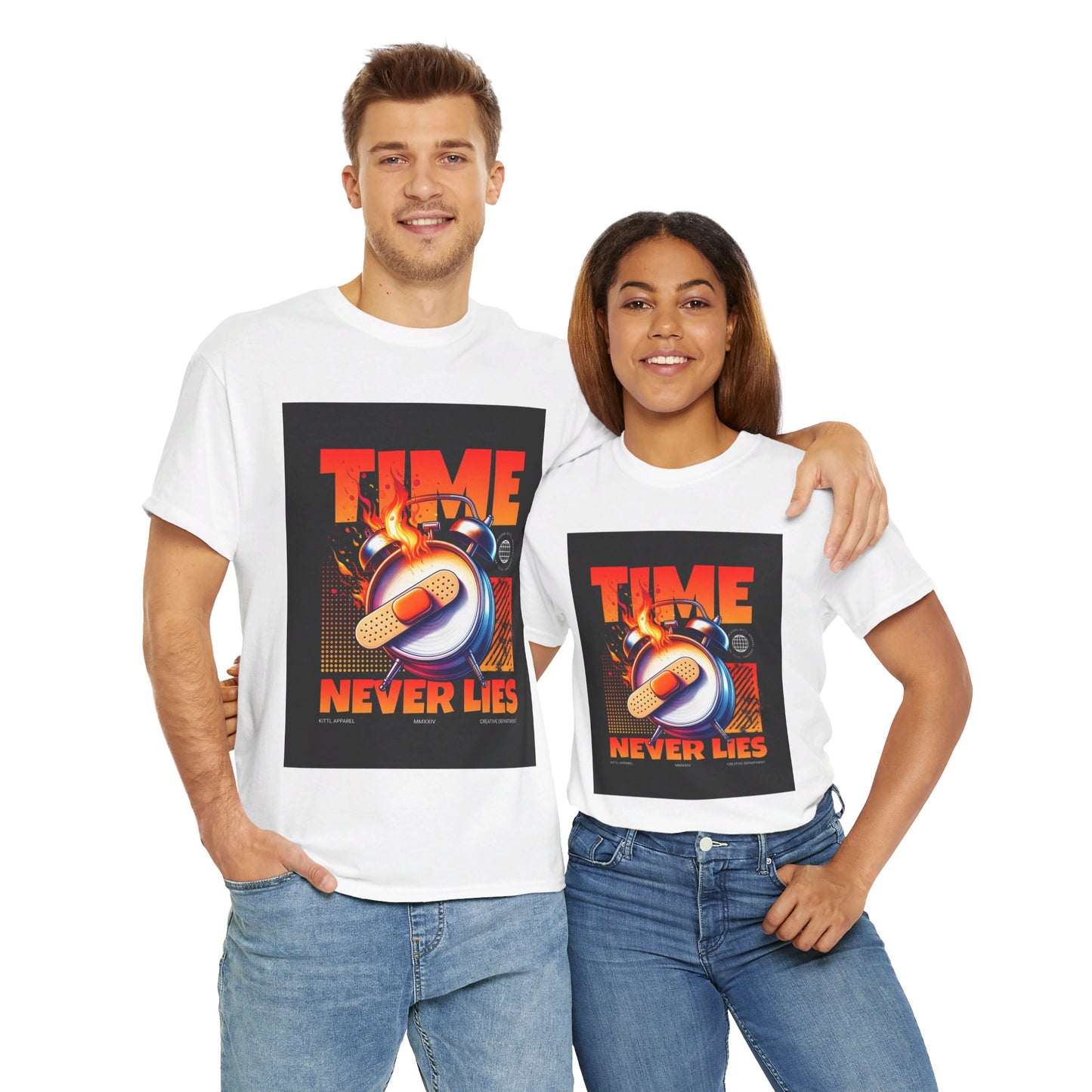 TIME NEVER LIES Custom Tshirt - BENJAMINS