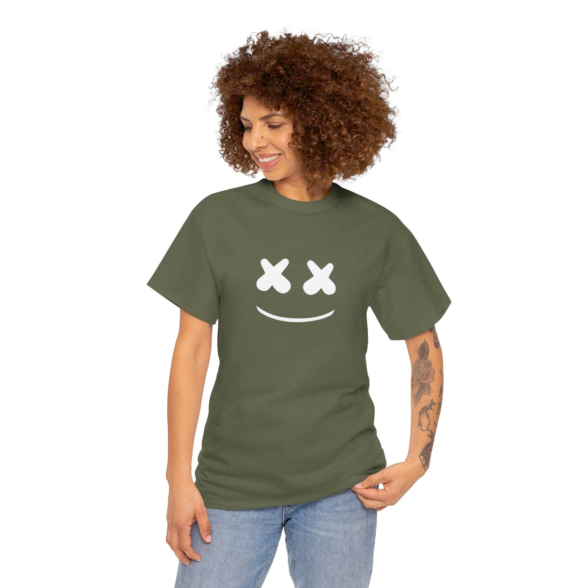 Smile Cotton Tee Shirt - BENJAMINS