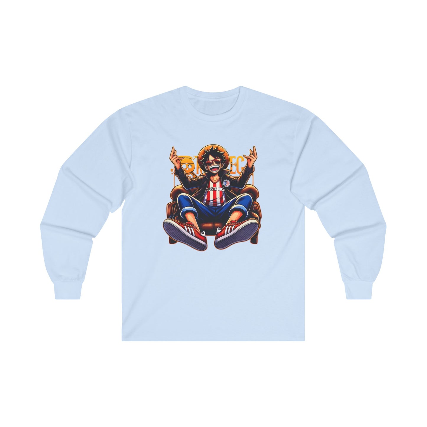 One oiece Long Sleeve T Shirt - BENJAMINS S / Light Blue