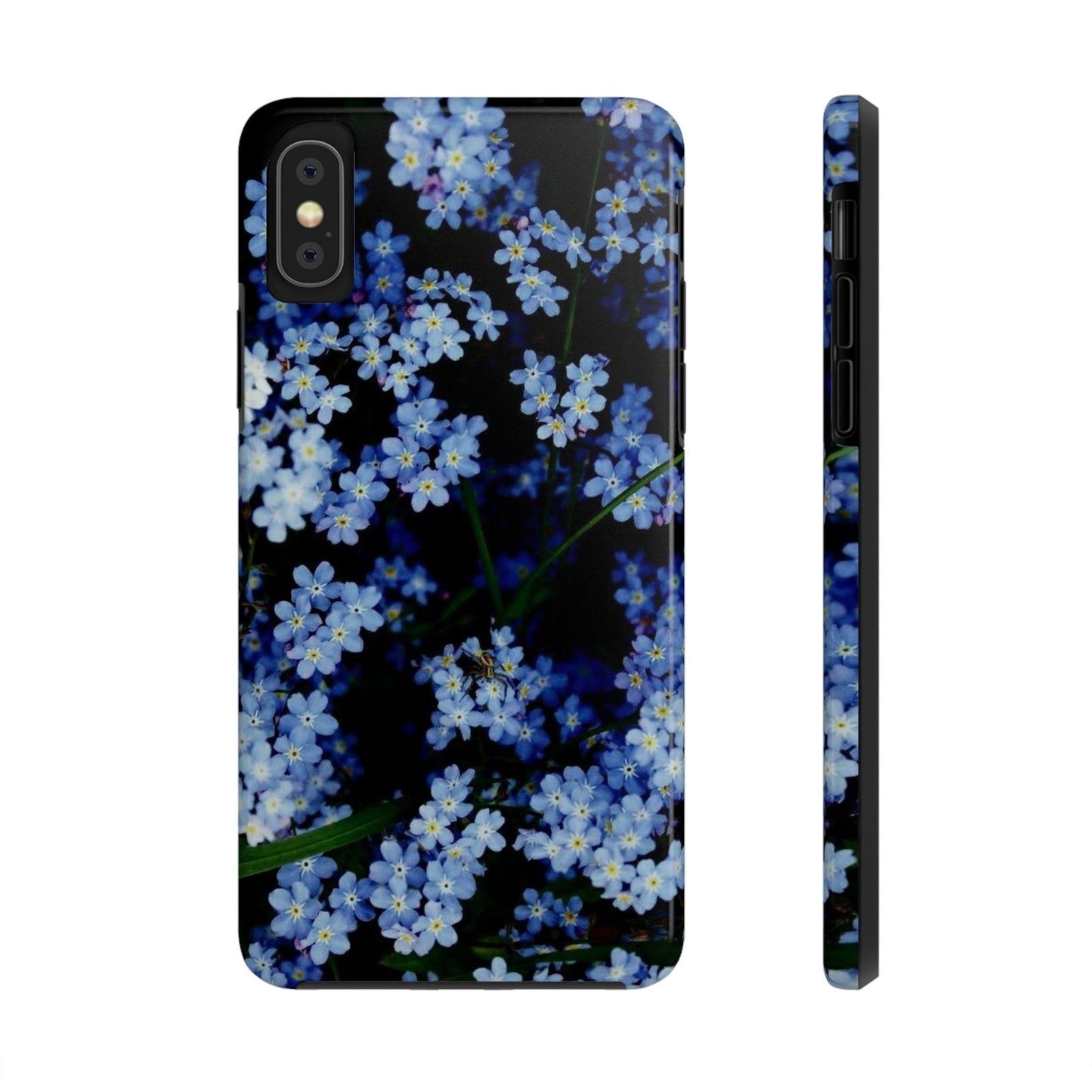 Blue Flower Custom Cover - BENJAMINS iPhone X