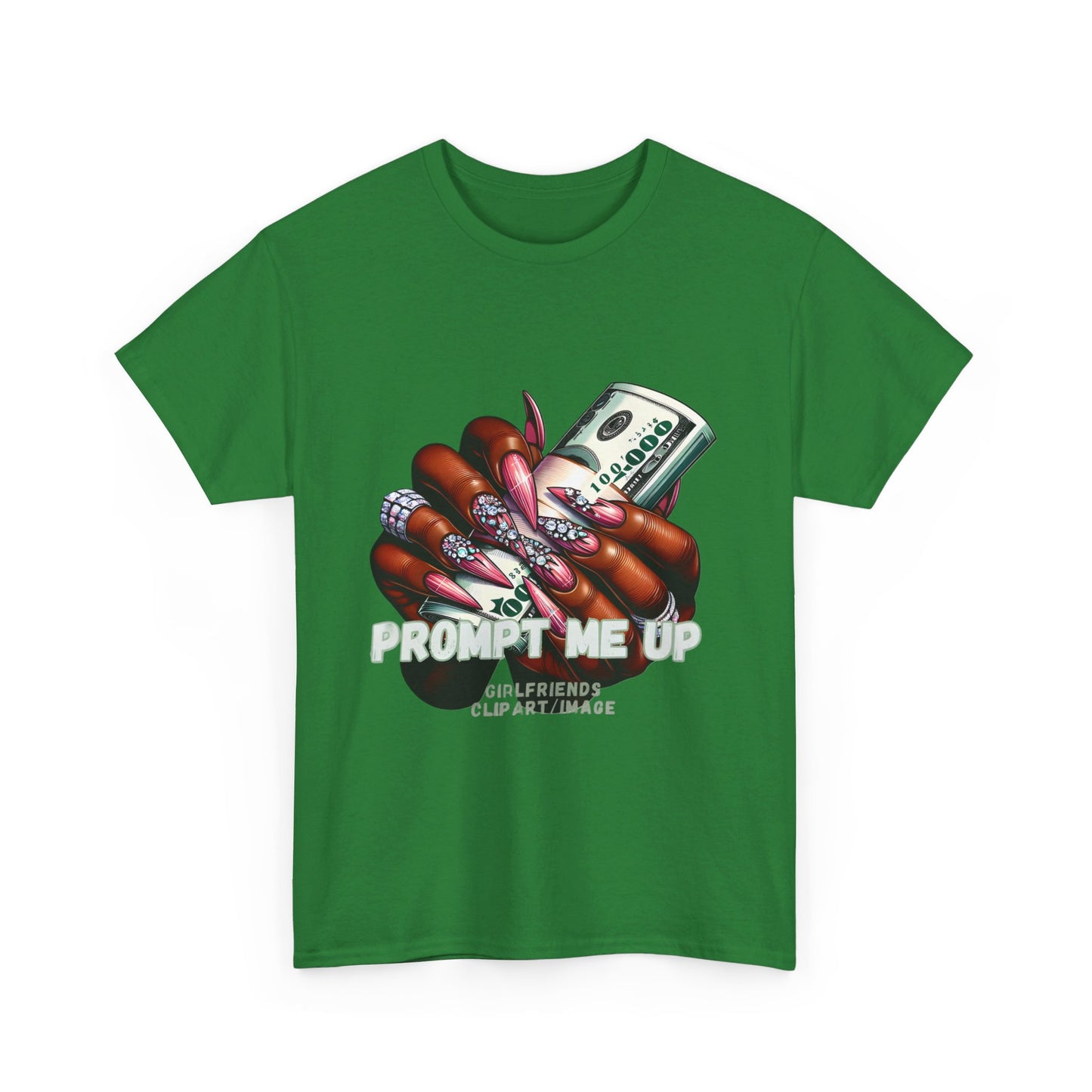 Prompt me Cotton Tee Tshirt - BENJAMINS Turf Green / S