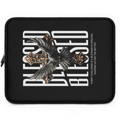 BLESSED Laptop Sleeve - BENJAMINS Black / 17"