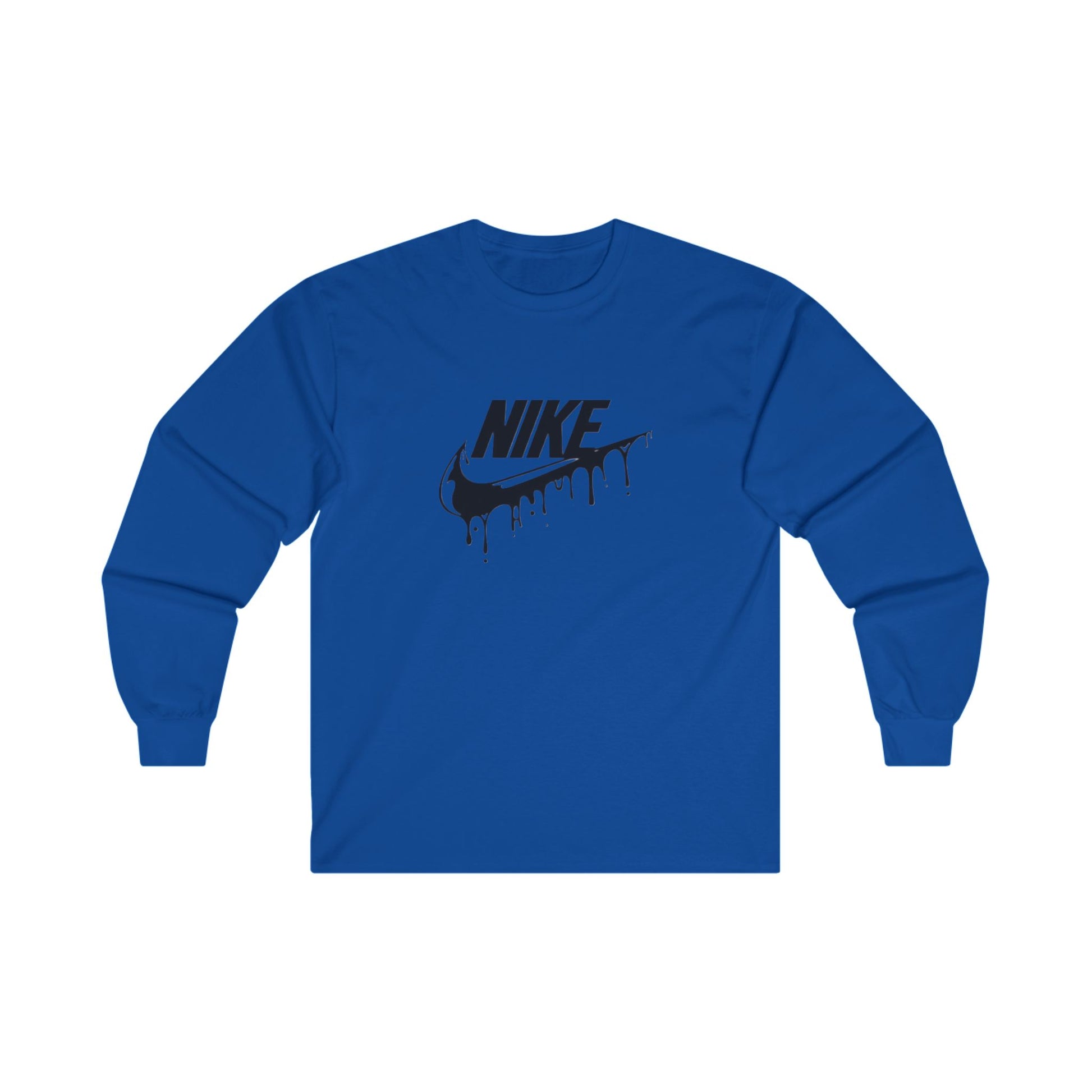 Custom Nike Long Sleeve T Shirt - BENJAMINS S / Royal