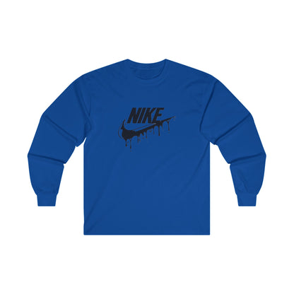 Custom Nike Long Sleeve T Shirt - BENJAMINS S / Royal