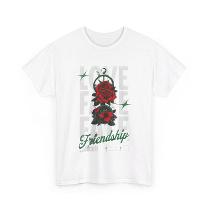 LOVE Cotton Custom T-Shirt - BENJAMINS White / L