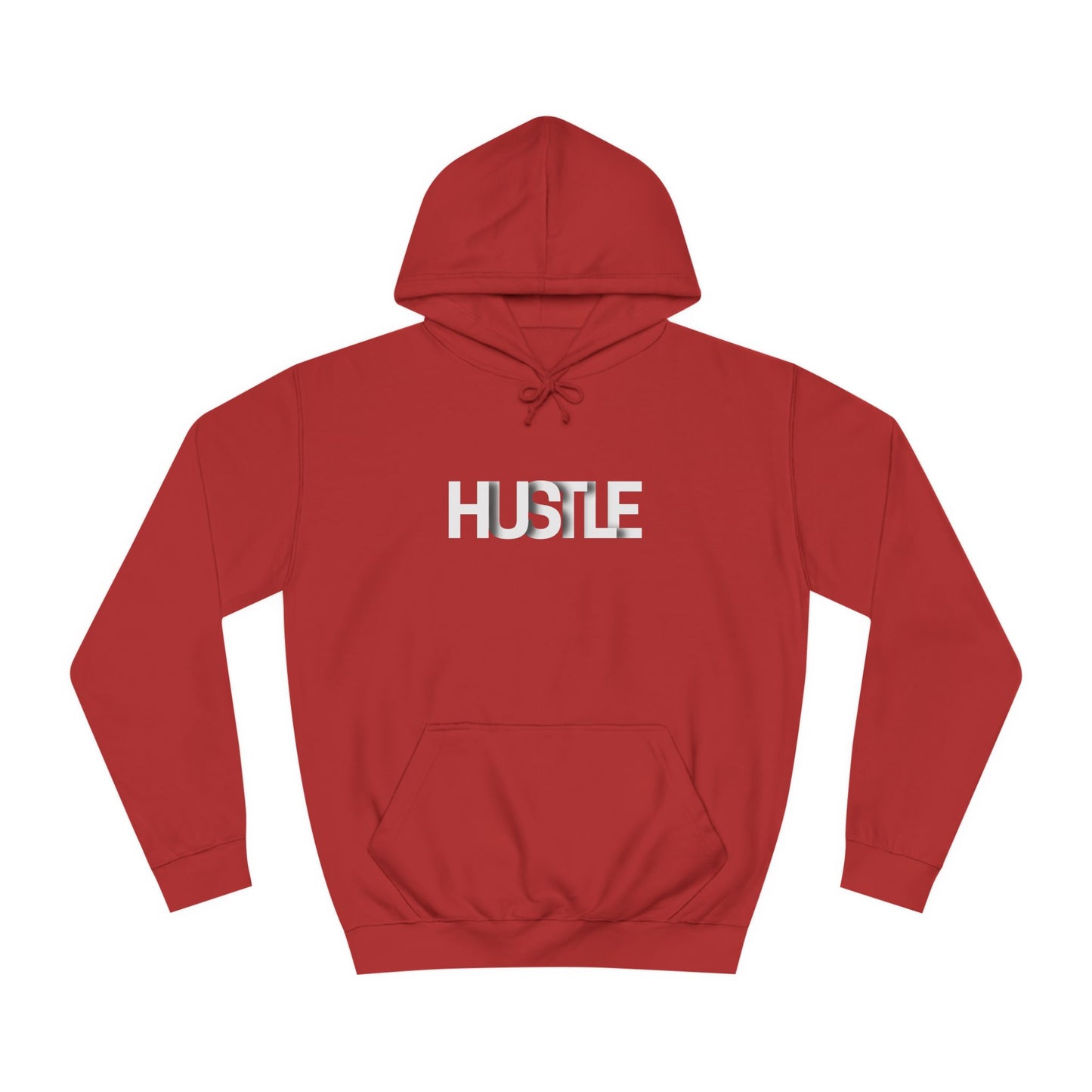 Hustle Custom Hoodie - BENJAMINS Fire Red / XS