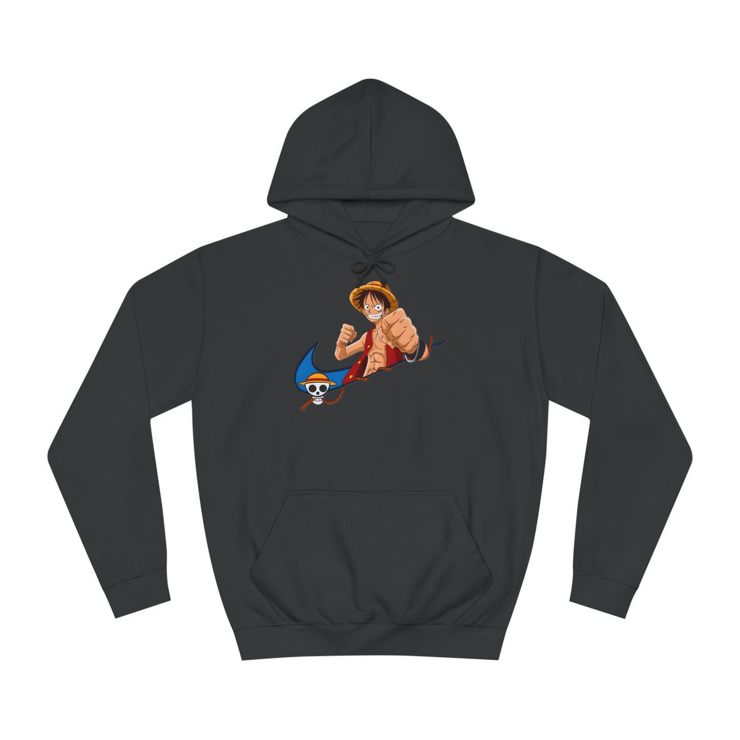 Custom hoodie luffy - BENJAMINS Jet Black / XS