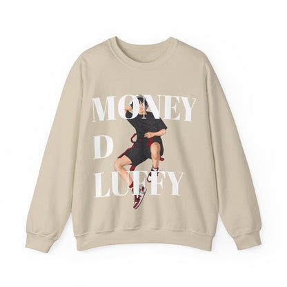 Monkey D Luffy Unisex Sweatshirt - BENJAMINS S / Sand