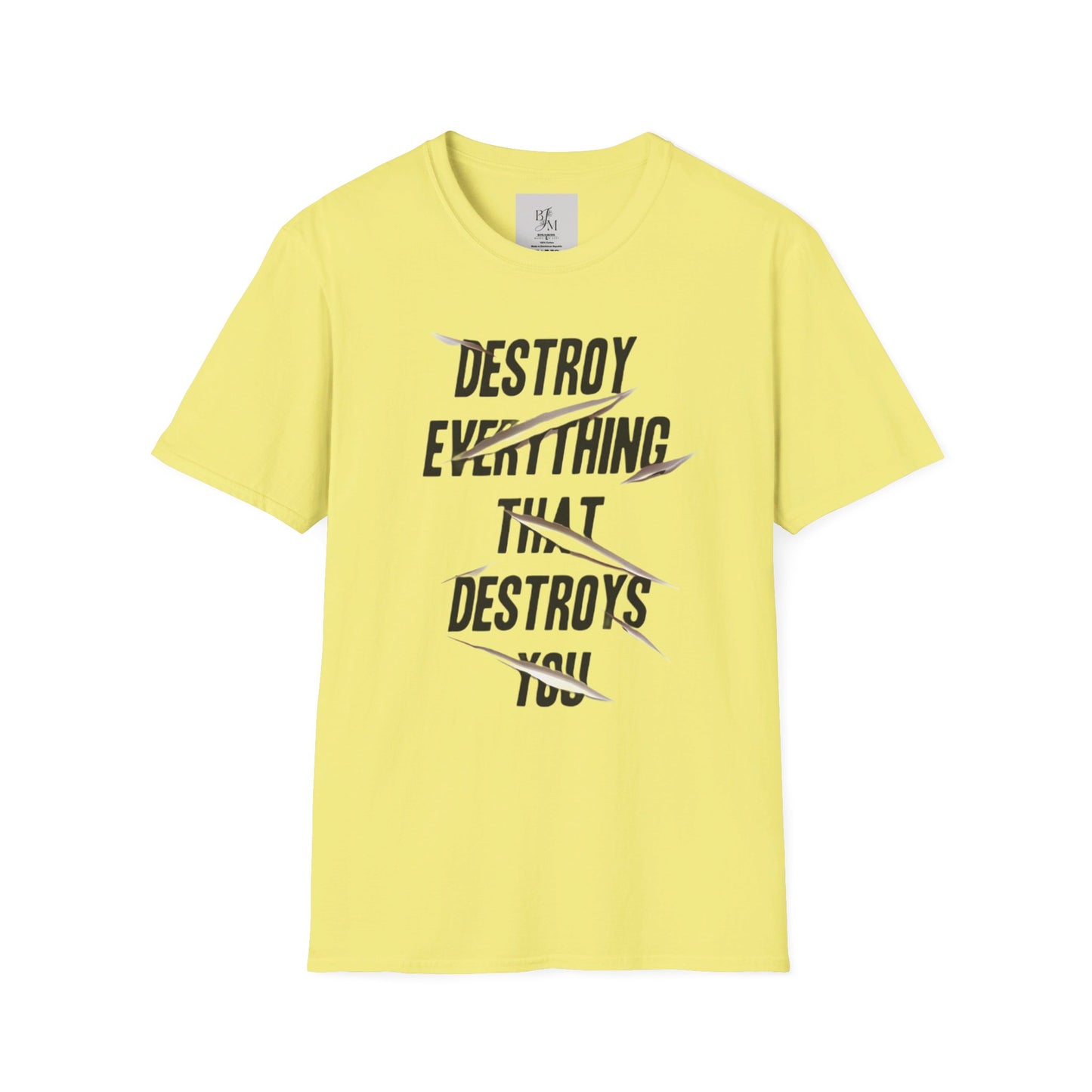 Destroy Everything That Destroy You Custom T-Shirt - BENJAMINS Cornsilk / S