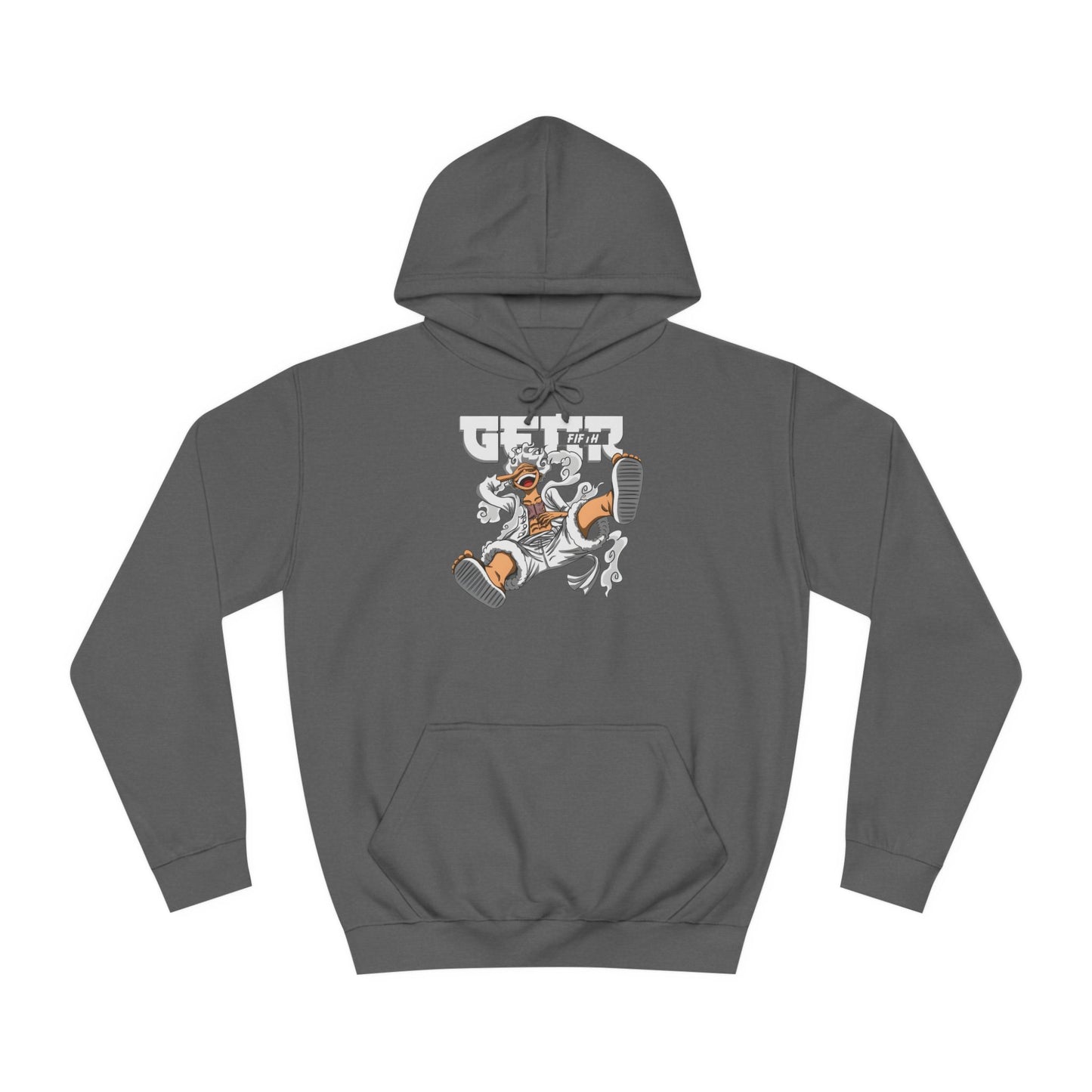 Custom Gear 5 luffy hoodie - BENJAMINS Charcoal / XS