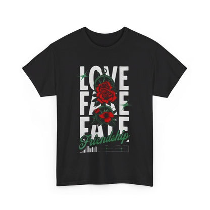 LOVE Cotton Custom T-Shirt - BENJAMINS Black / S