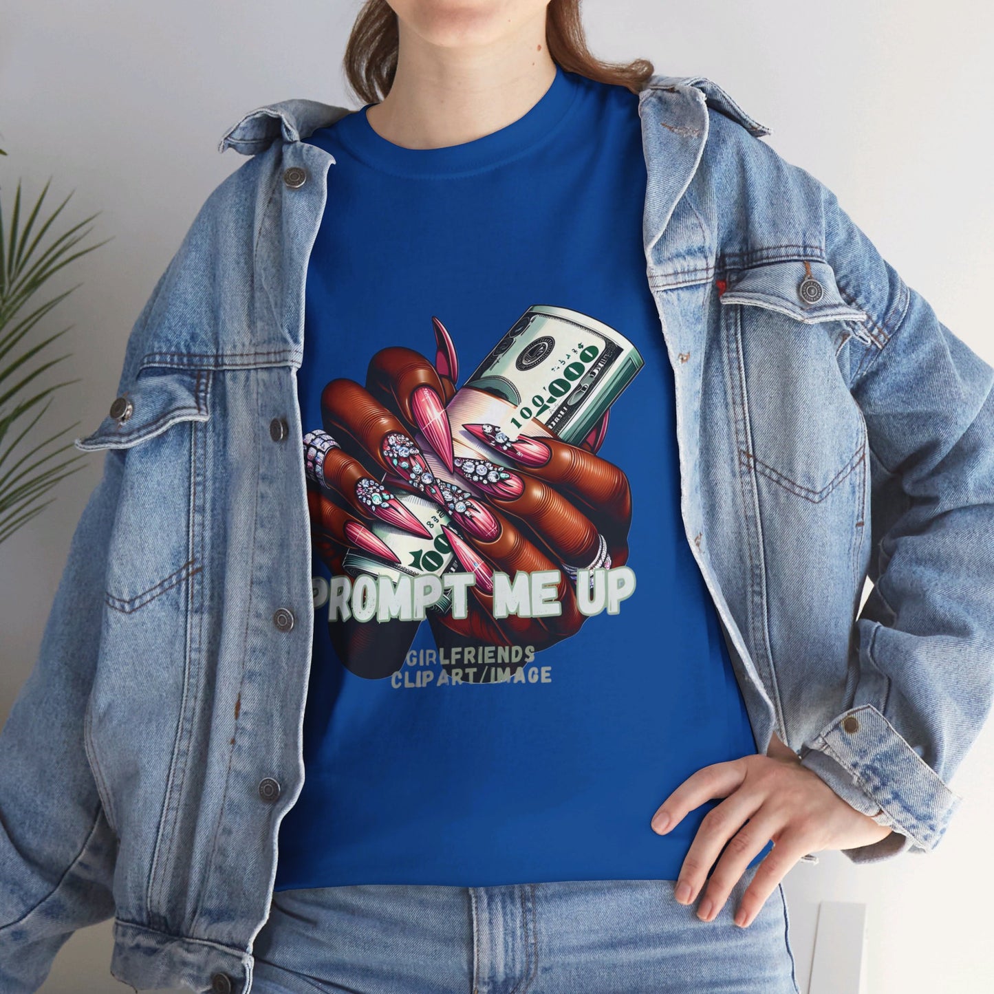 Prompt me Cotton Tee Tshirt - BENJAMINS