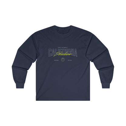 CALIFORNIA DRIFT Long Sleeve T-shirt - BENJAMINS S / Navy