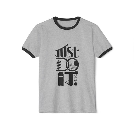 Custom T-Shirt Just Do It - BENJAMINS Heather Grey/Black / XS