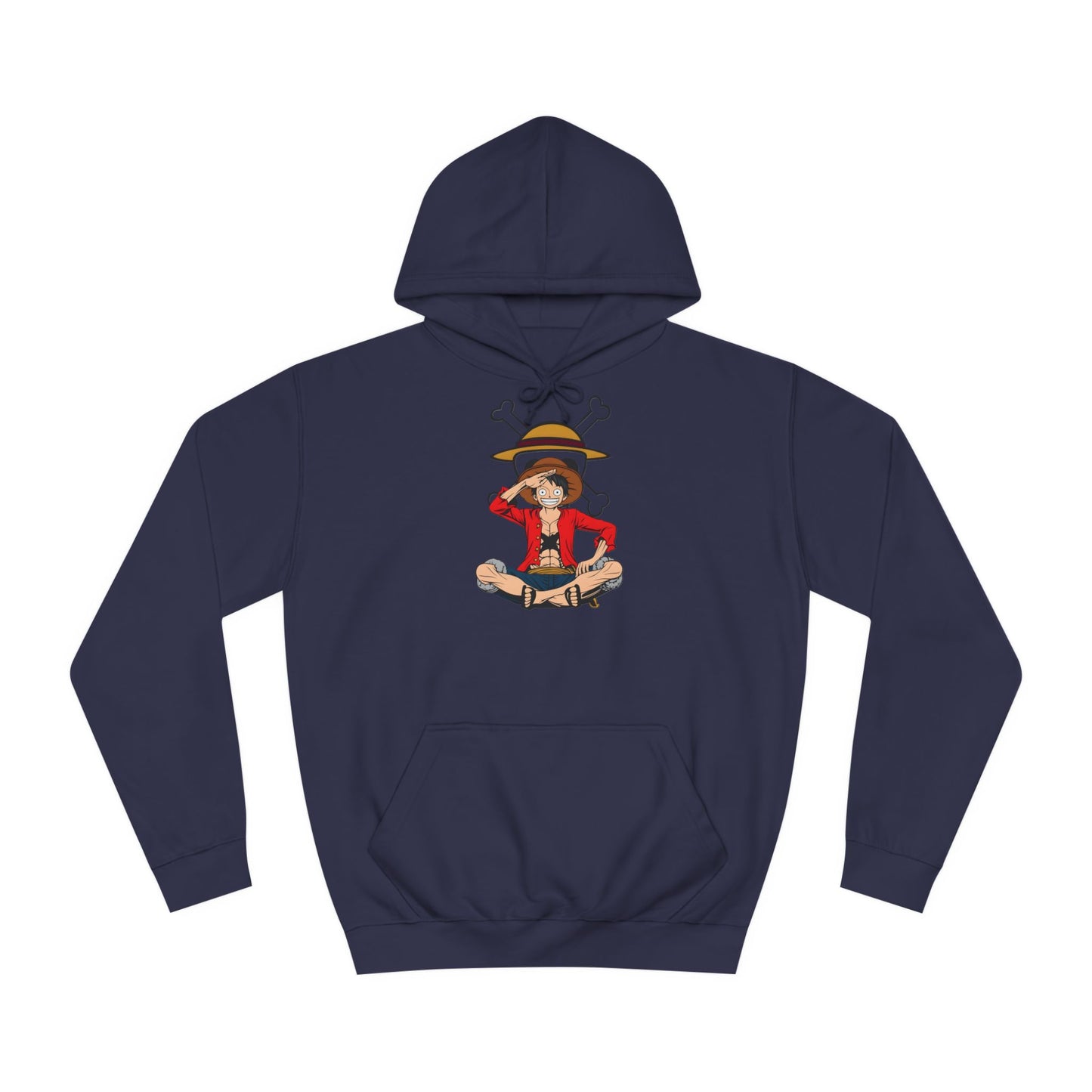 Luffy Custom Hoodie - BENJAMINS Oxford Navy / XS