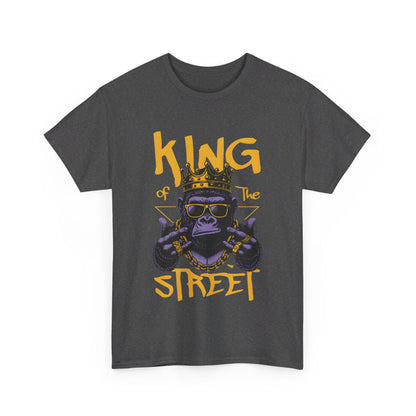 KING STREET Cotton Custom T-shirt - BENJAMINS Dark Heather / S