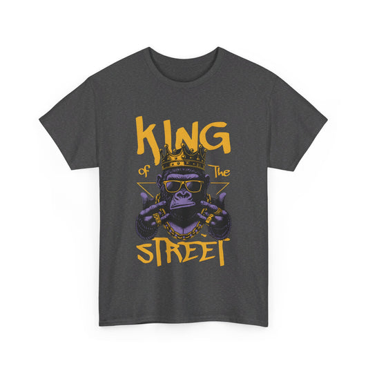 KING STREET Cotton Custom T-shirt - BENJAMINS Dark Heather / S