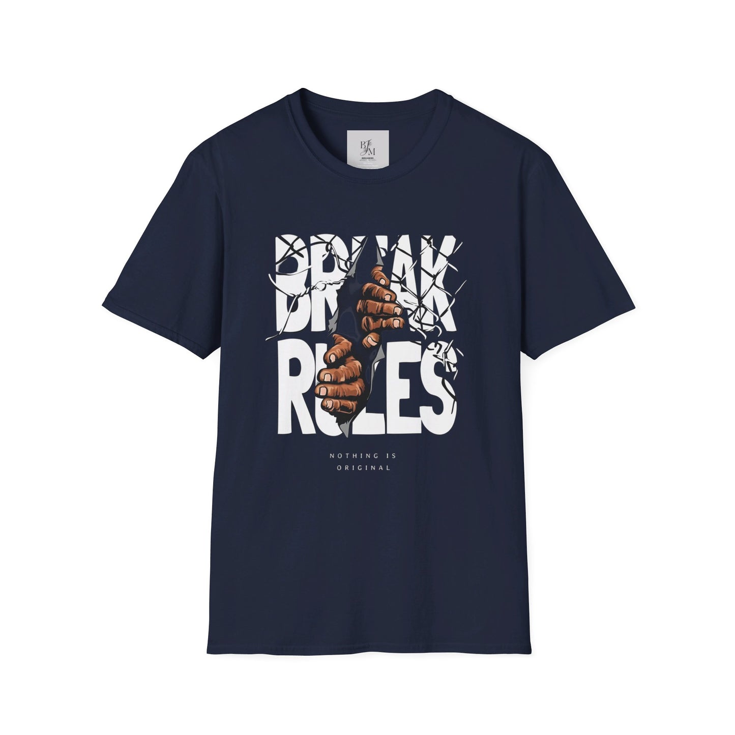 Break Rules Custom T-Shirt - BENJAMINS Navy / S