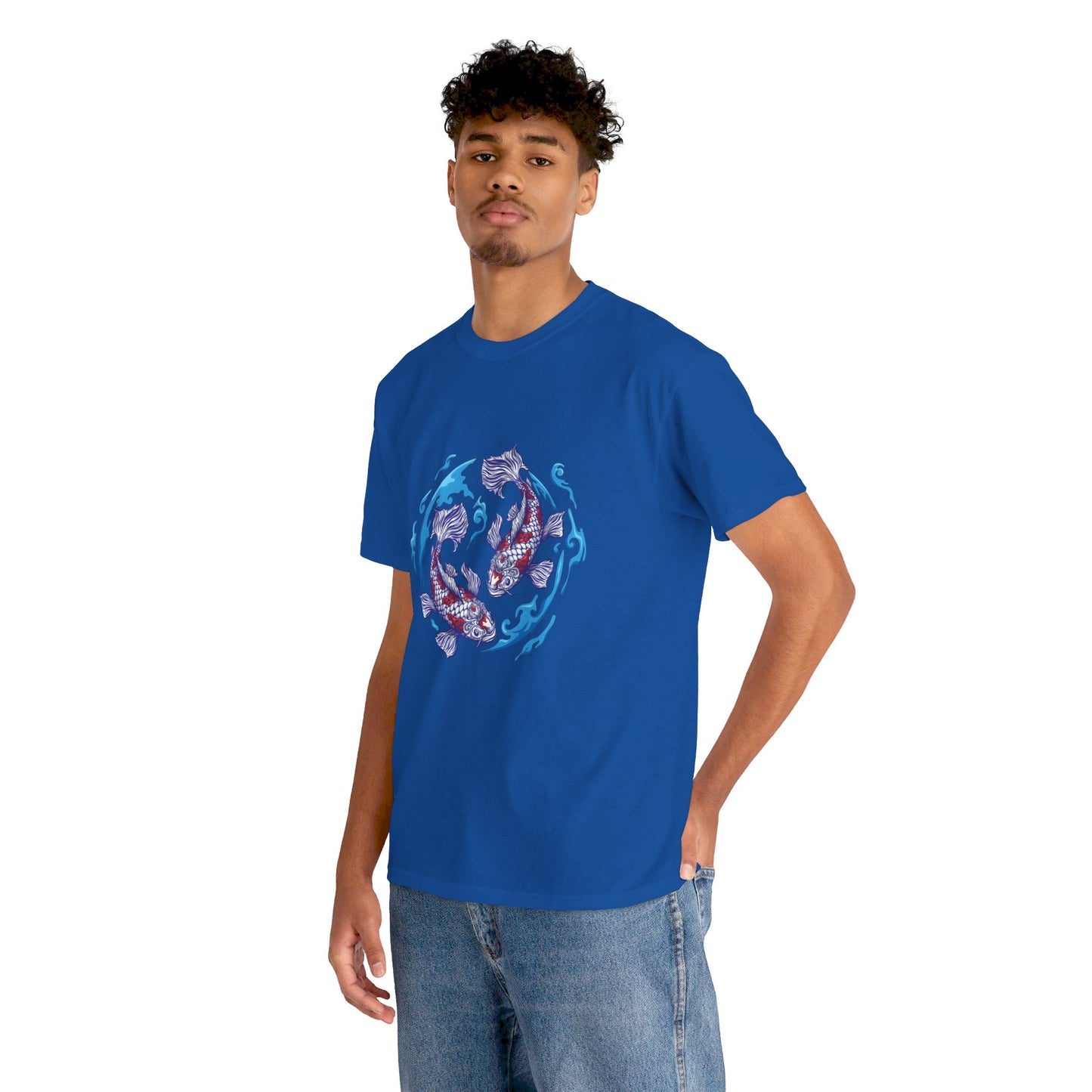 Earth fish Cotton Tee Shirt - BENJAMINS