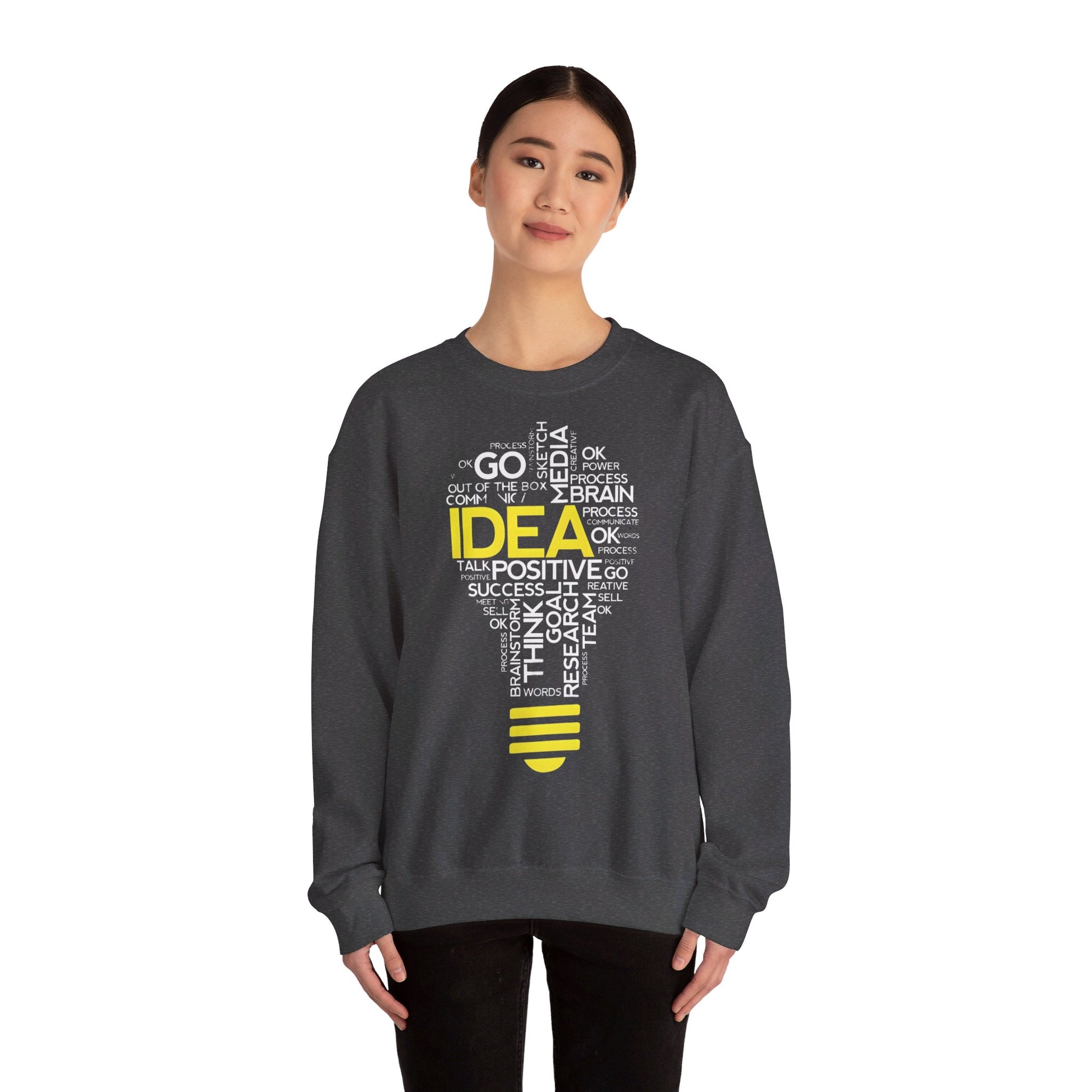 IDEA WORDART Crewneck Sweatshirt - BENJAMINS