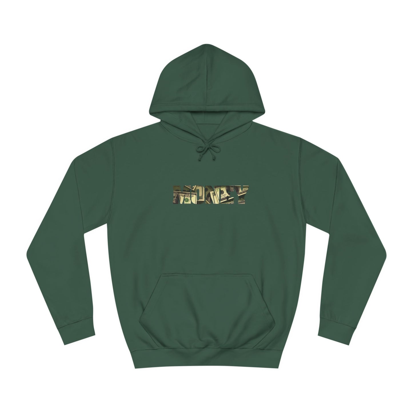 MONEY Hoodie - BENJAMINS Bottle Green / XS