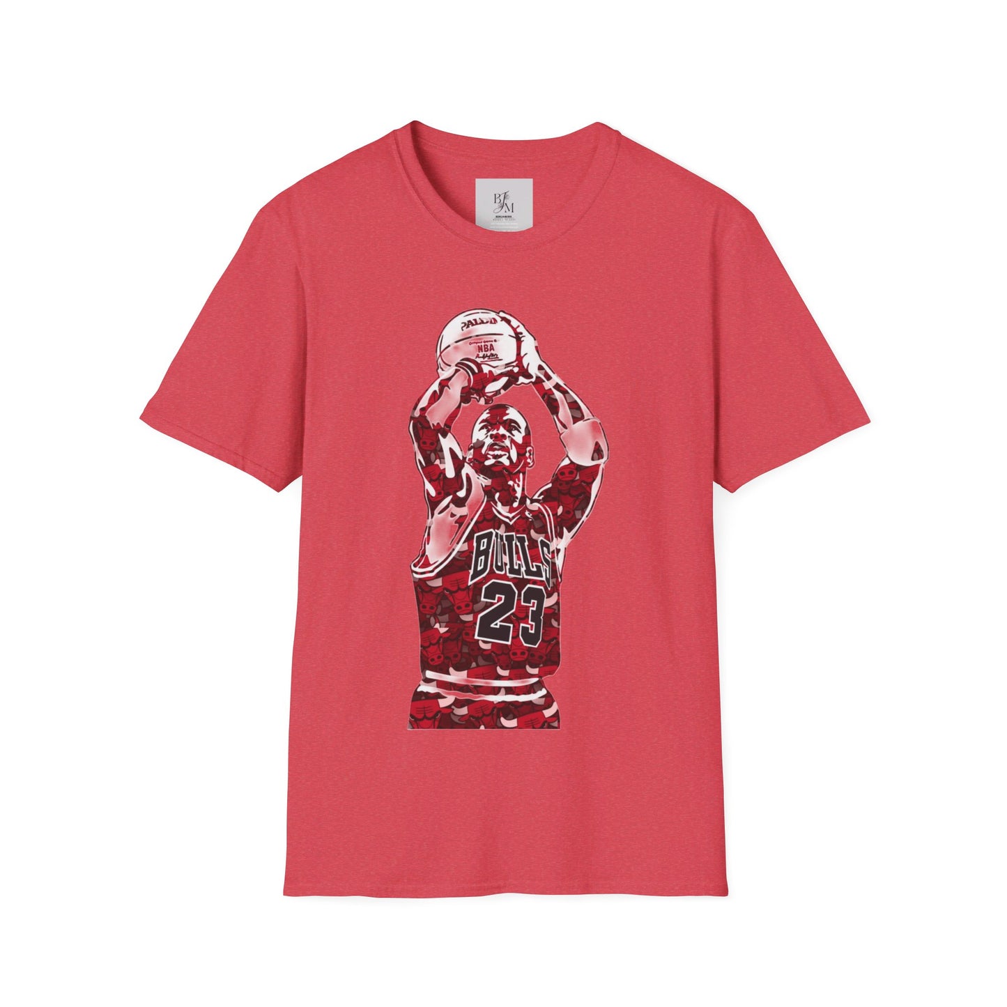 NO. 23 Custom Tshirt - BENJAMINS Heather Red / S