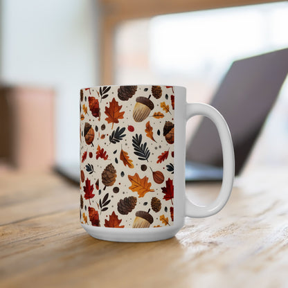 Fall Season Print Ceramic Mug