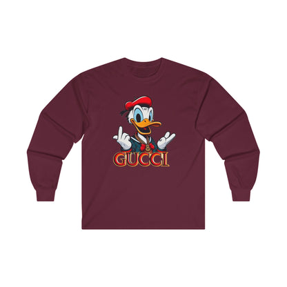 Long Sleeve T Shirt - BENJAMINS S / Maroon