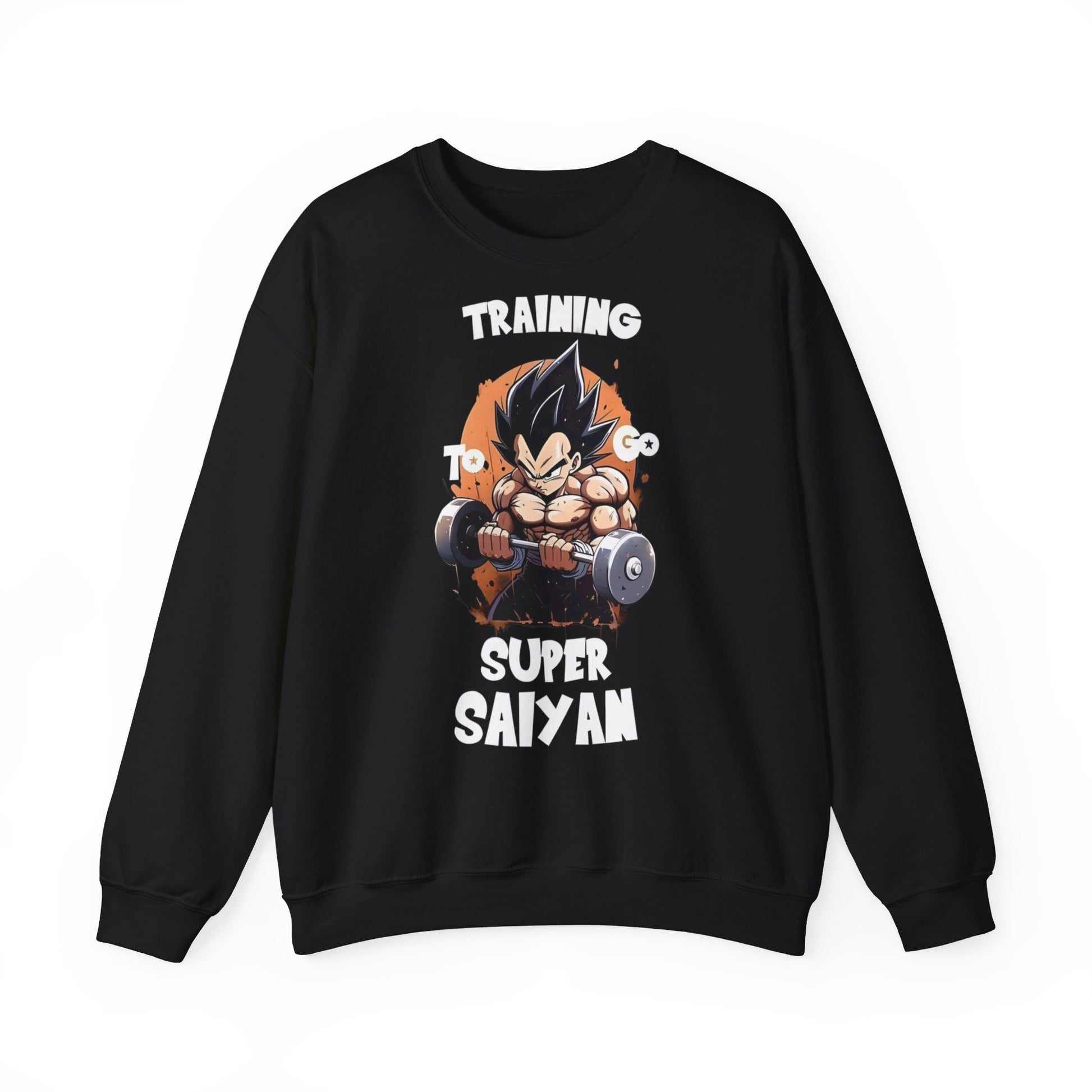 SUPER SAIYAN Crewneck Sweatshirt - BENJAMINS S / Black