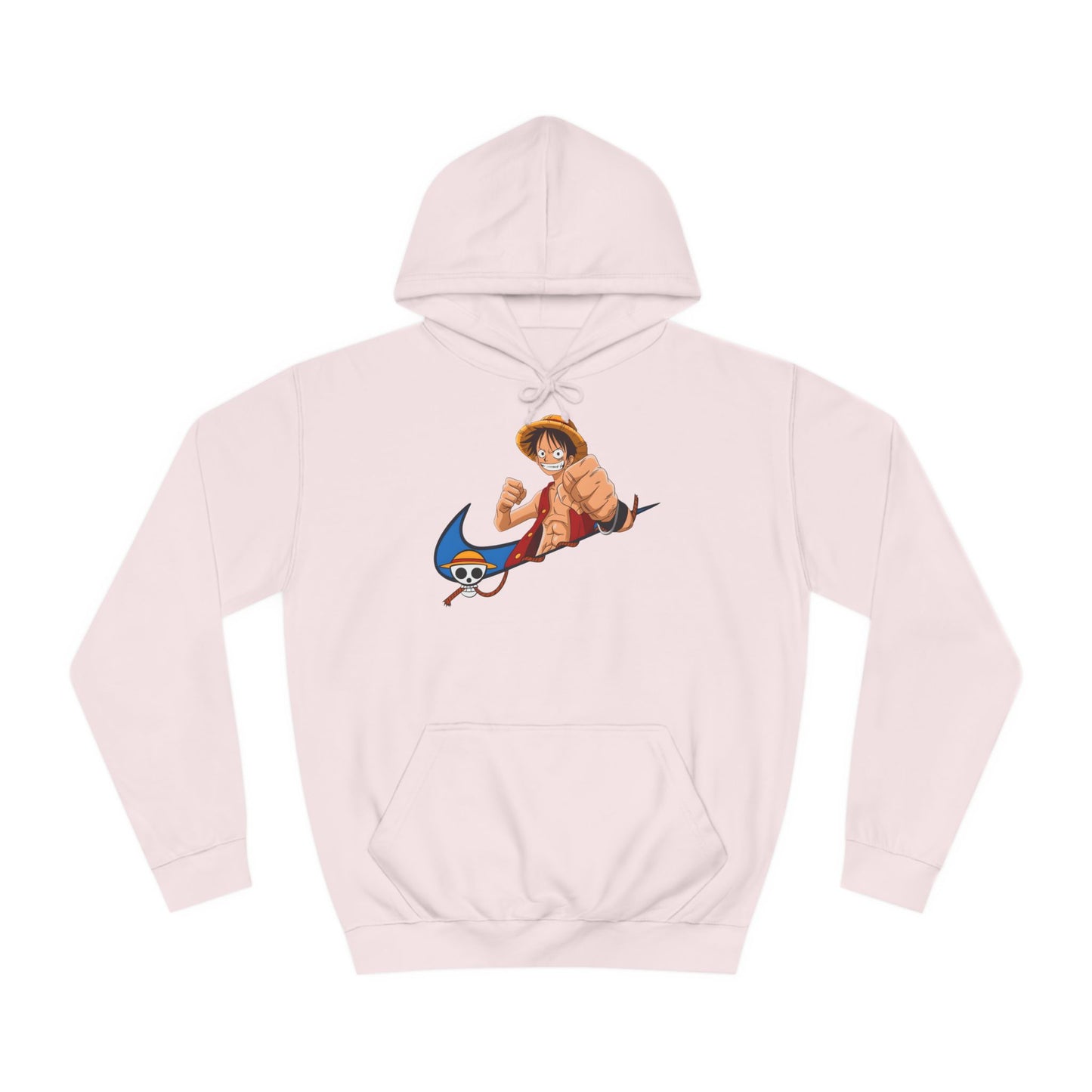 Custom hoodie luffy - BENJAMINS Baby Pink / XS