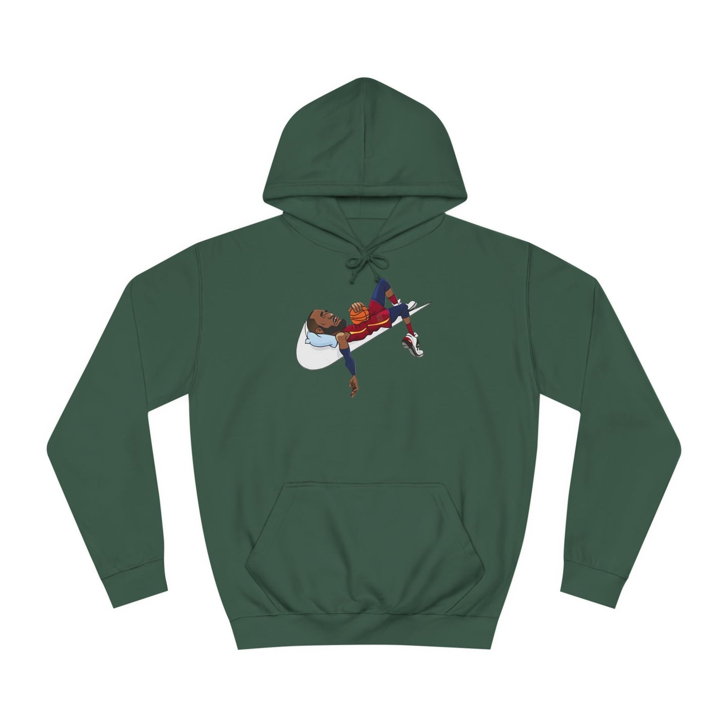 Jordan Nike College Hoodie - BENJAMINS Bottle Green / XS