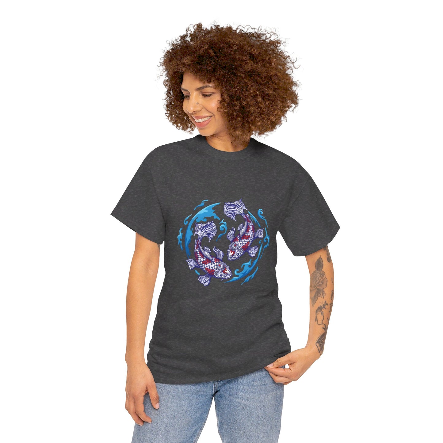 Earth fish Cotton Tee Shirt - BENJAMINS