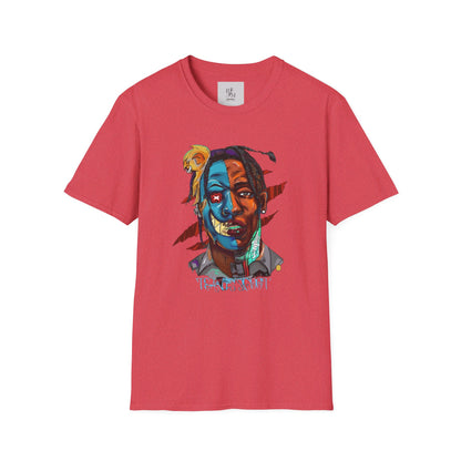 Custom Graphic Tshirt - BENJAMINS Heather Red / S