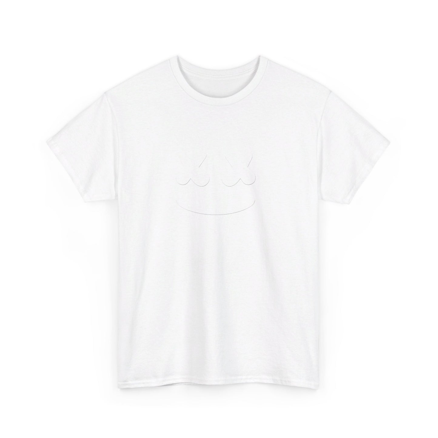 Smile Cotton Tee Shirt - BENJAMINS White / L