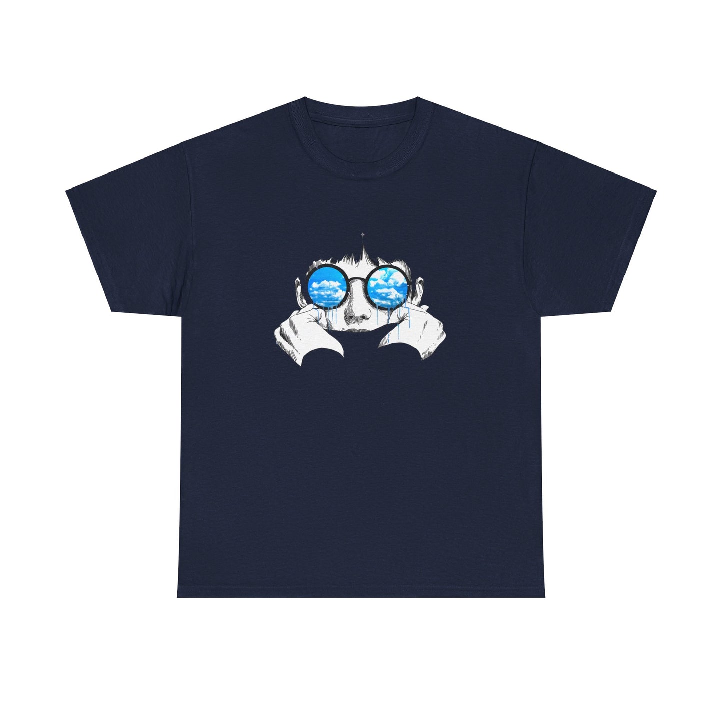 Beyond the eyes Cotton Tee Shirt - BENJAMINS Navy / S