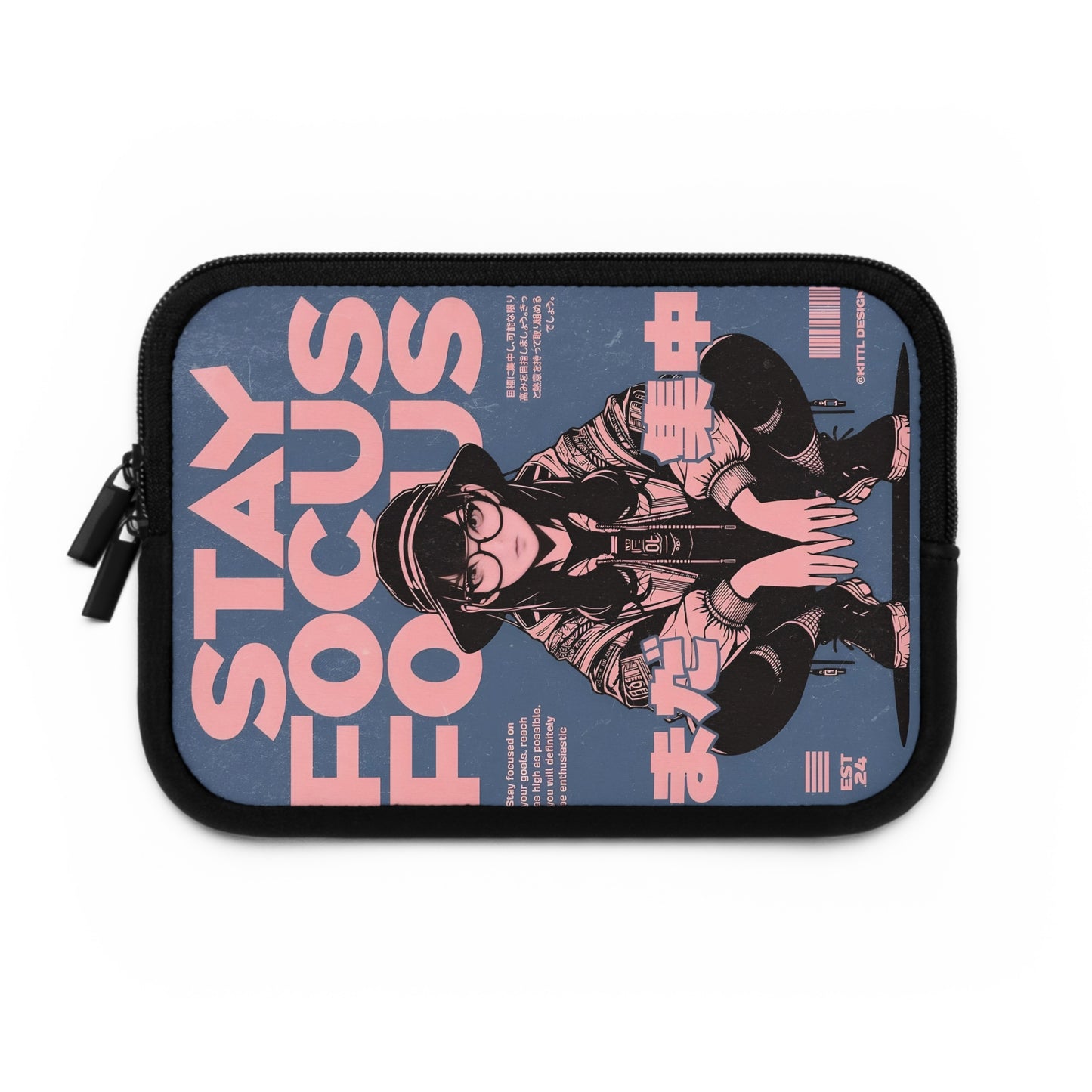 STAY FOCUS Laptop Sleeve - BENJAMINS Black / 7"