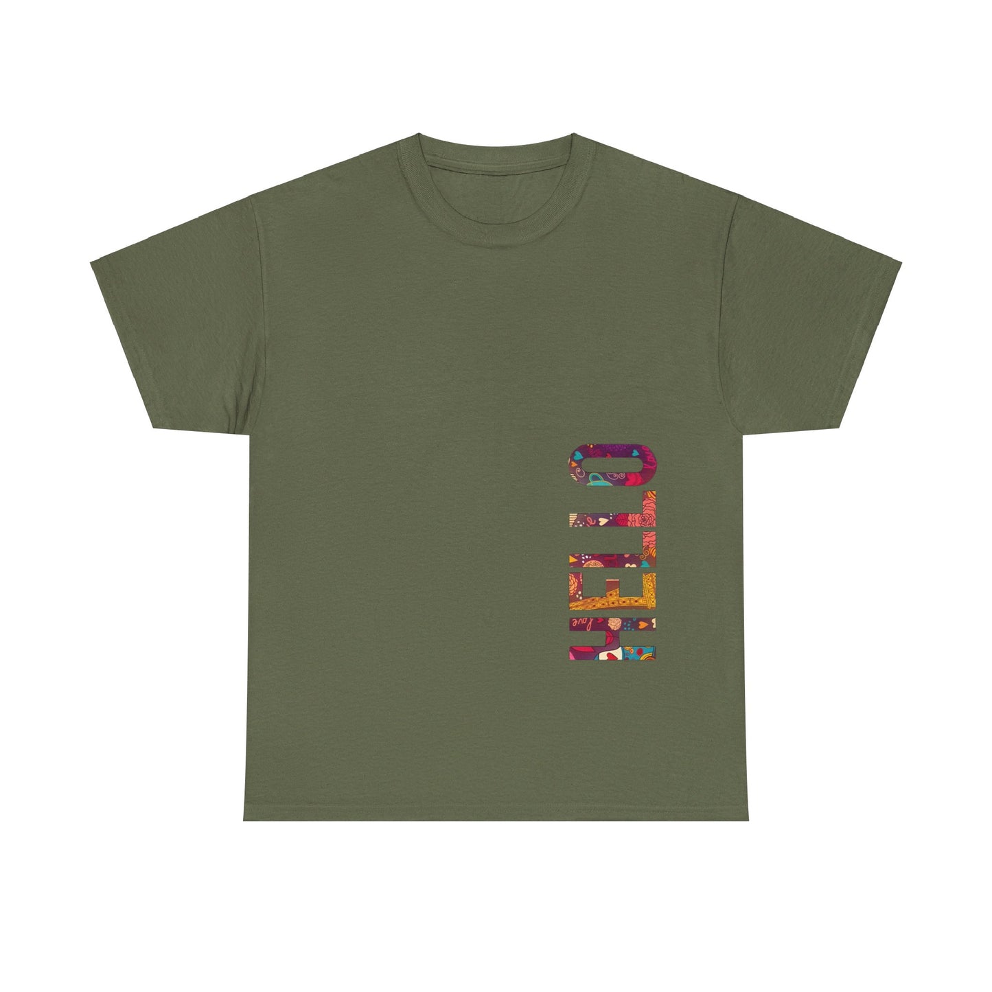 Hello Cotton Custom Tshirt - BENJAMINS Military Green / S