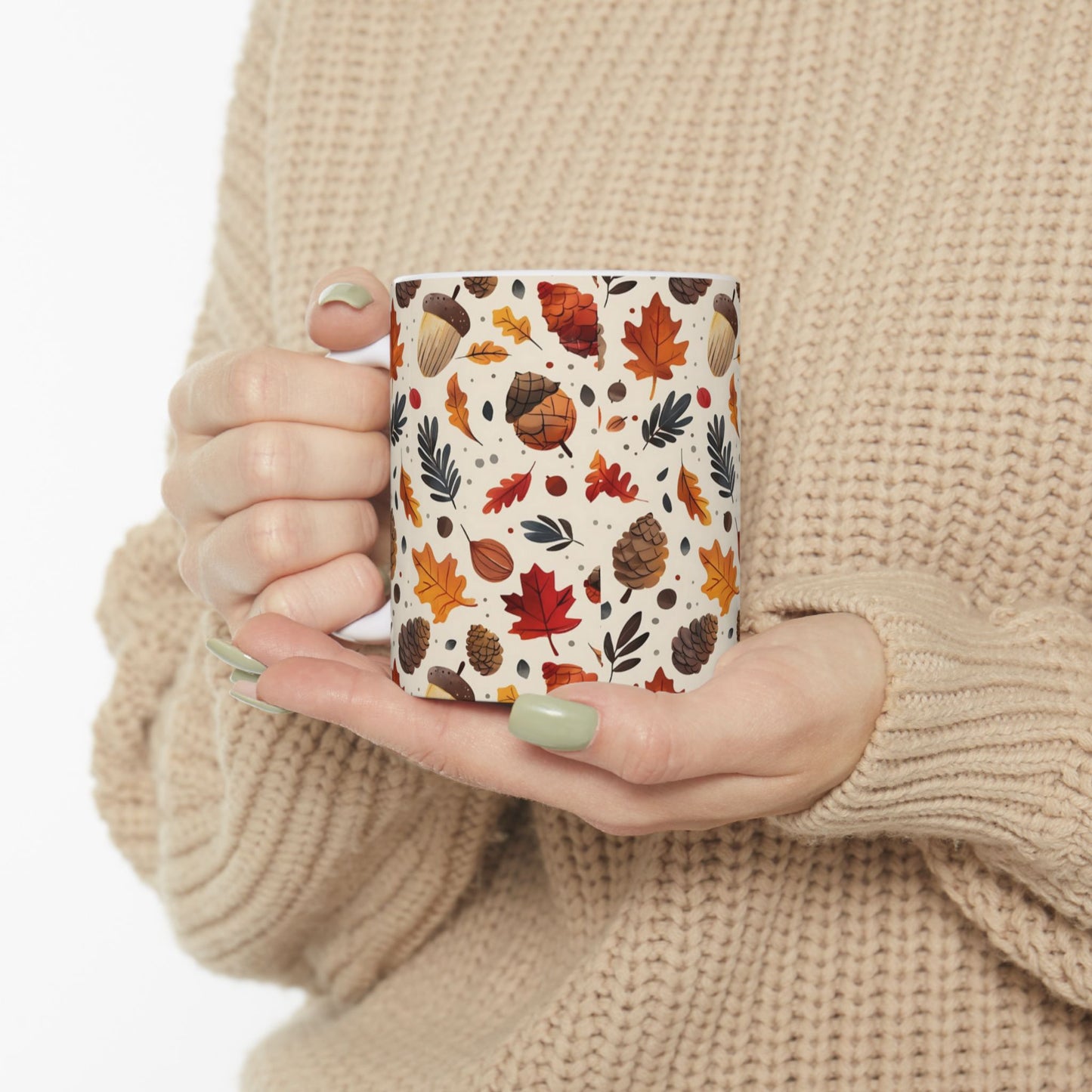 Fall Season Print Ceramic Mug