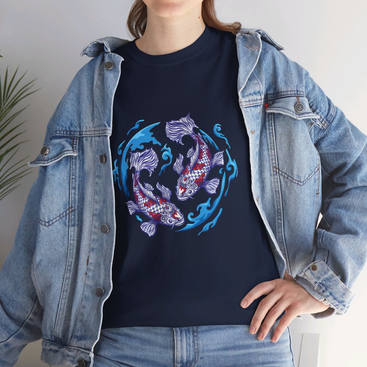 Earth fish Cotton Tee Shirt - BENJAMINS