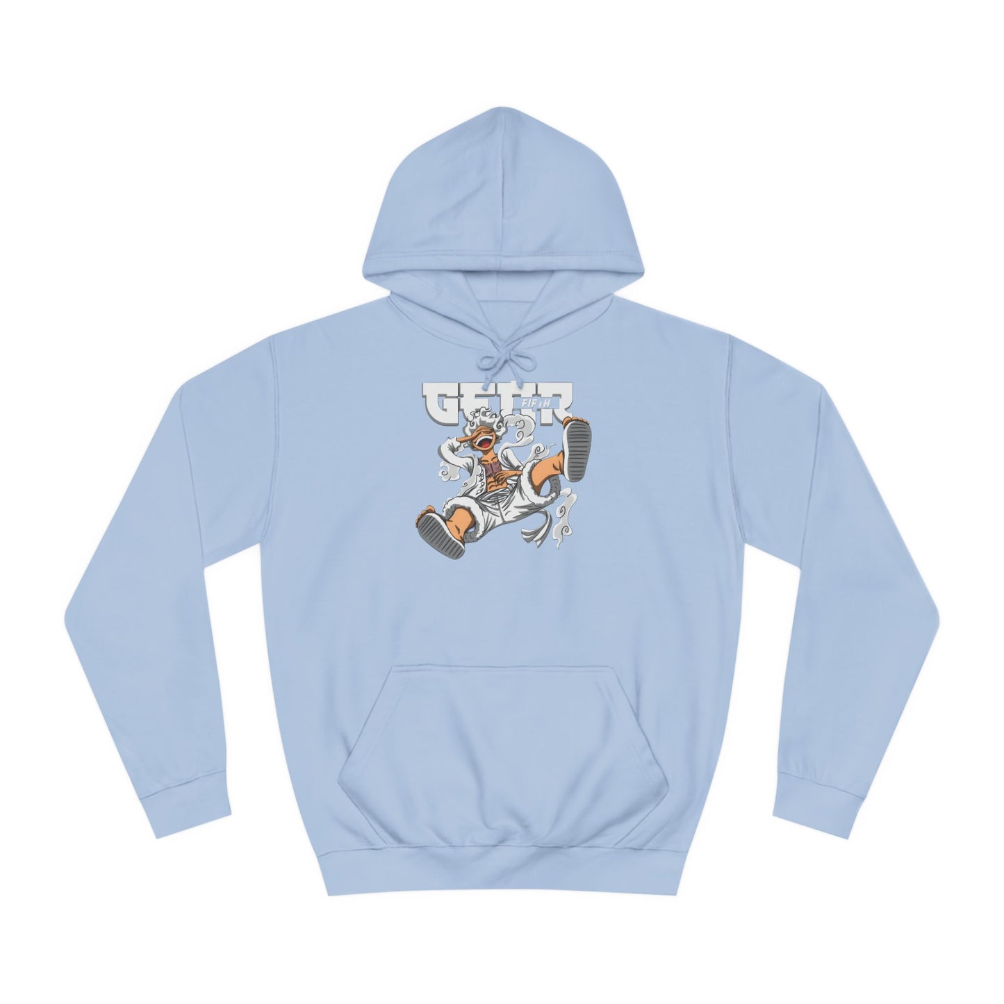 Custom Gear 5 luffy hoodie - BENJAMINS Sky Blue / XS