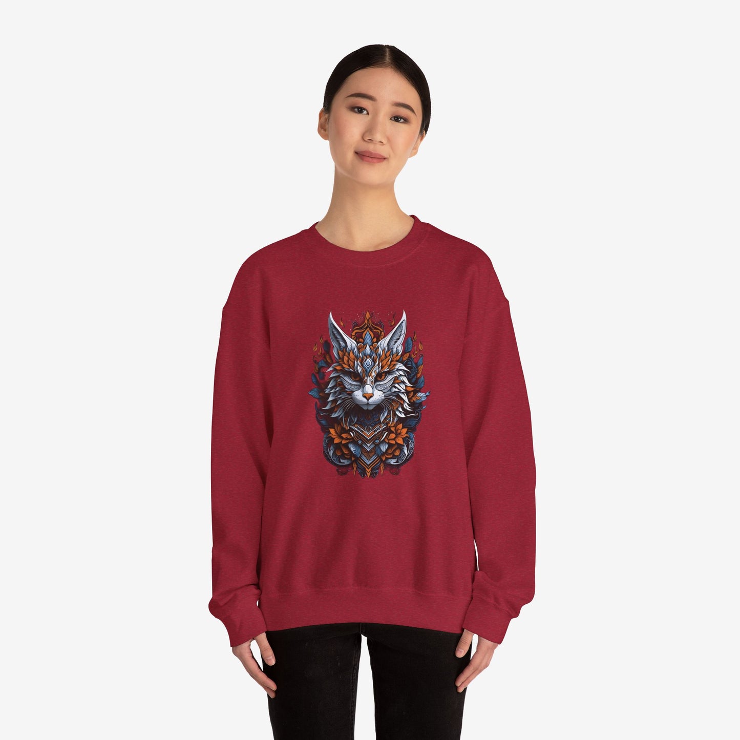 Cat Mandalas artwork Sweatshirt