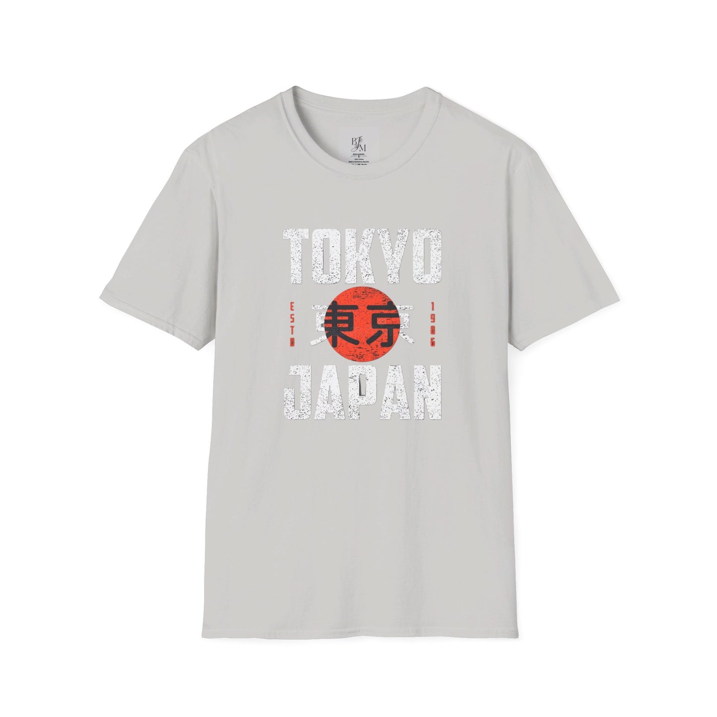 Tokyo Print Custom T-shirt - BENJAMINS Ice Grey / S