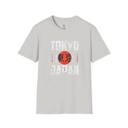 Tokyo Print Custom T-shirt - BENJAMINS Ice Grey / S