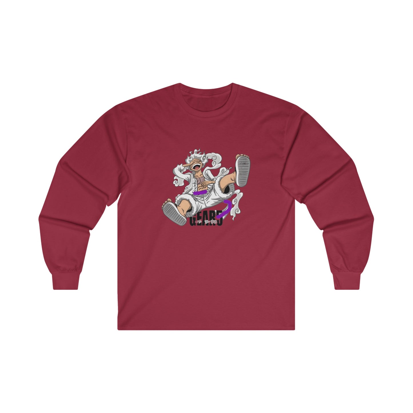 GEAR 5 LUFFY Long Sleeve Tee - BENJAMINS M / Cardinal Red