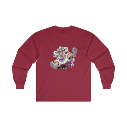 GEAR 5 LUFFY Long Sleeve Tee - BENJAMINS M / Cardinal Red