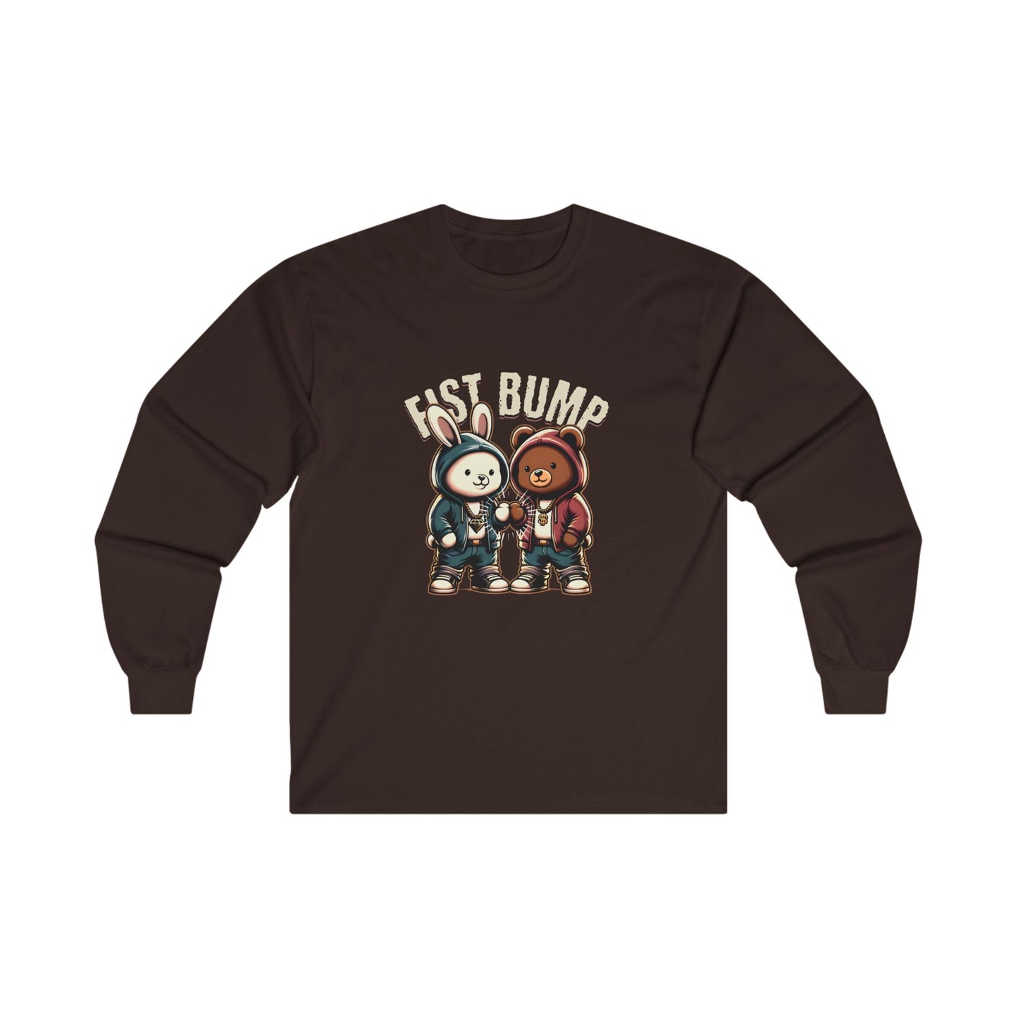 Long Sleeve T Shirt - BENJAMINS S / Dark Chocolate