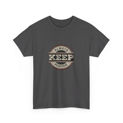 Be Positive Custom Tshirt - BENJAMINS Dark Heather / S