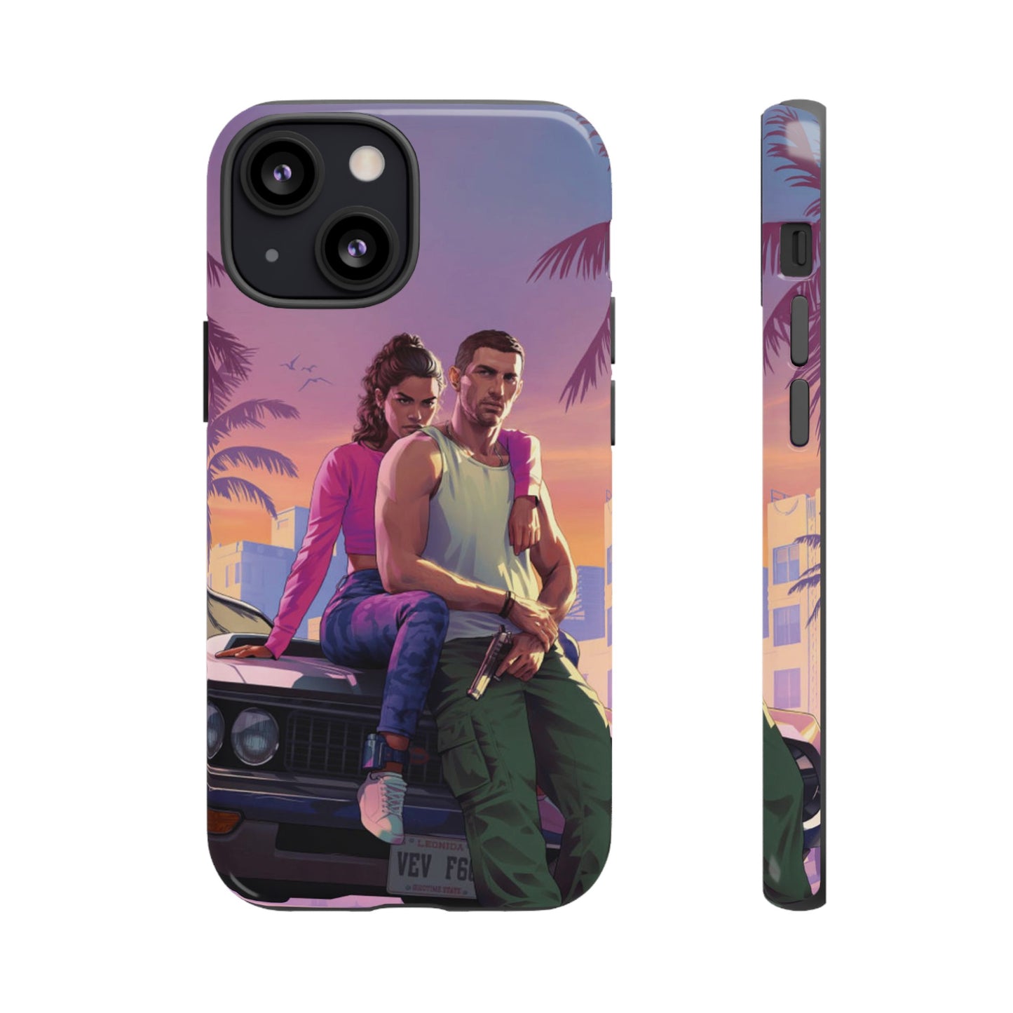 GTA 6 Phone Cover - BENJAMINS iPhone 13 Mini / Glossy