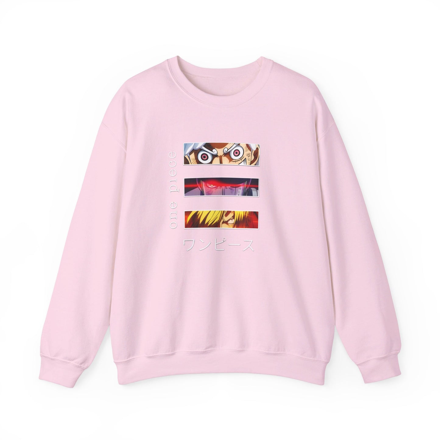 Unisex Anime Sweatshirt - BENJAMINS S / Light Pink