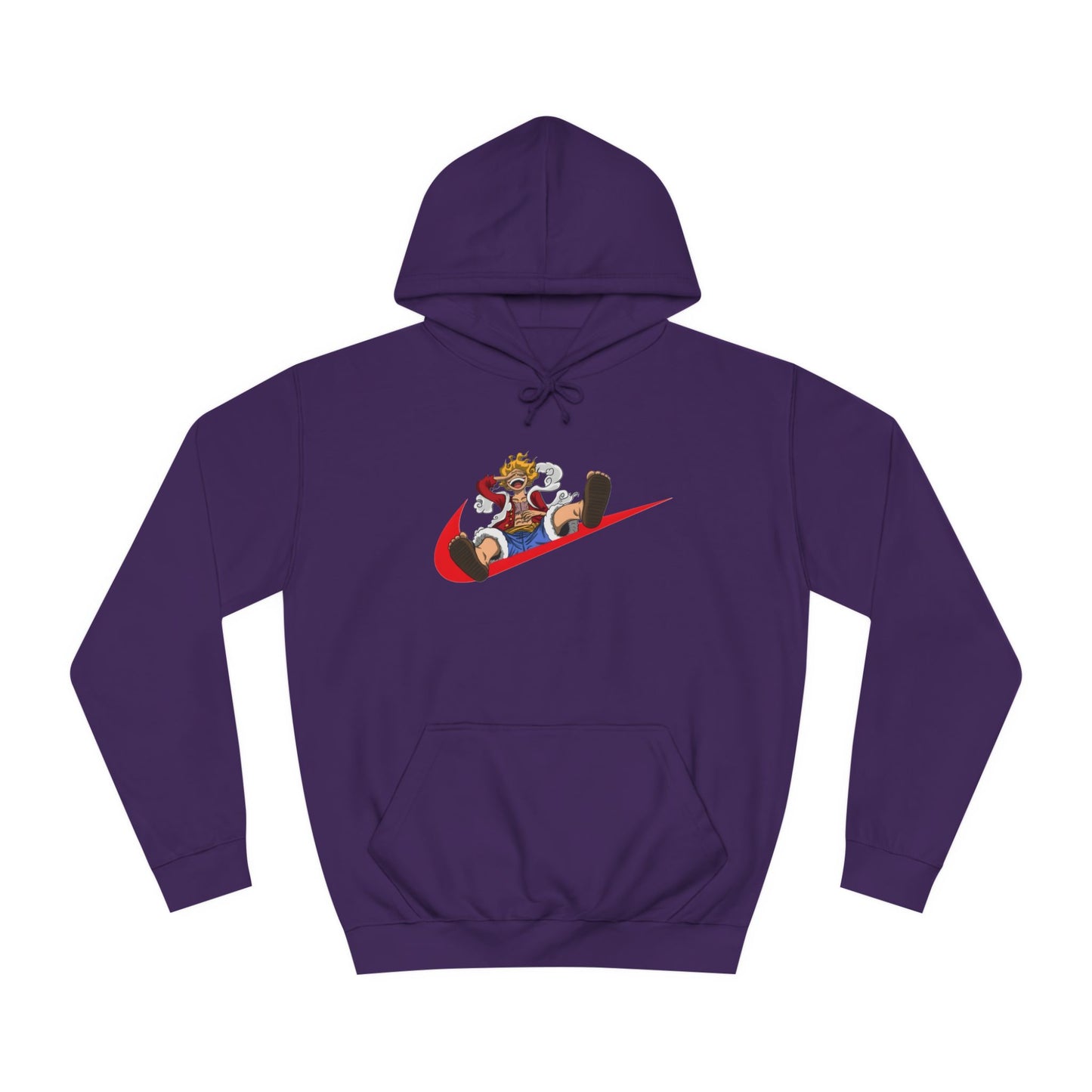 Custom Hoodie luffy nike edition - BENJAMINS Purple / XS